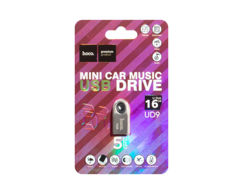 USB 2.0 Hoco UD9 16Gb silver PLS-00-00043560