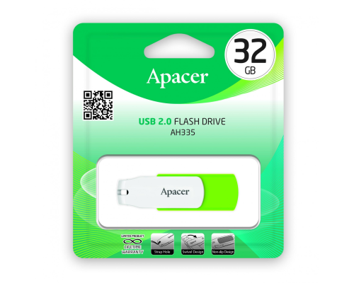 USB 2.0 Apacer AH335 32Gb green PLS-00-00039527