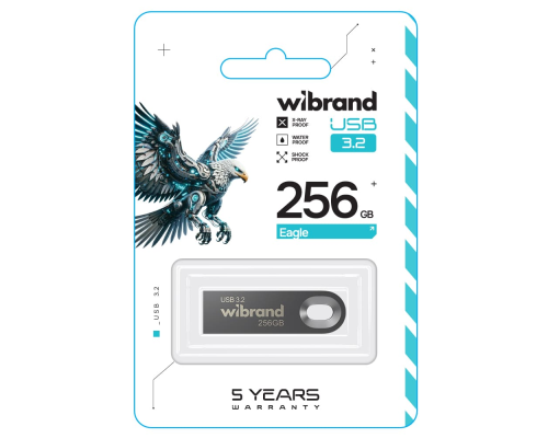 USB 3.2 Wibrand Gen1 Eagle 256Gb gray PLS-00-00155538