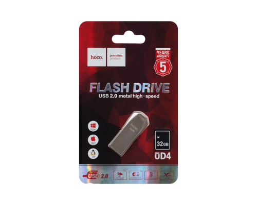 USB 2.0 Hoco UD4 32Gb silver PLS-00-00053392