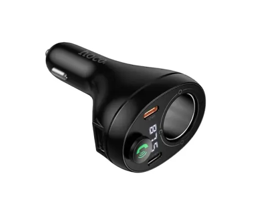 АЗП/ФМ Модулятор HOCO E88 Star 35W(2C) cigarette lighter car BT FM transmitter Black mag-6942007654111146743