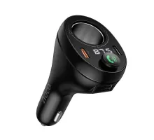 АЗП/ФМ Модулятор HOCO E88 Star 35W(2C) cigarette lighter car BT FM transmitter Black mag-6942007654111146743