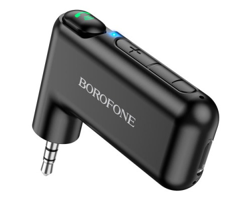 FM модулятор BOROFONE BC35 Wideway car AUX BT receiver чорний mag-6974443381450140902
