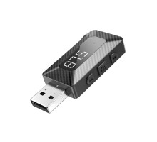 ФМ-модулятор XO BCC16 Bluetooth Transmitter Support FM Transmitter + Support TF Card Чорний mag-6920680856497140389