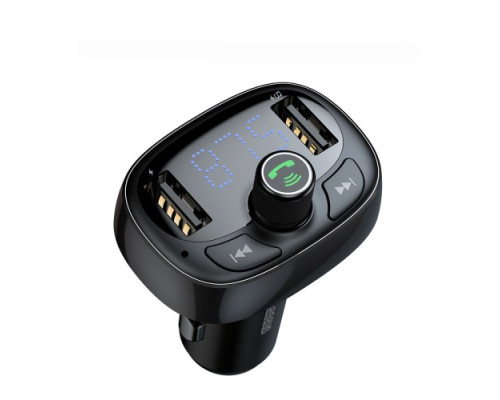 АЗП/ФМ-Модулятор Baseus T Shaped S-09 Car Bluetooth MP3 Player Black CCMT000301 mag-693217262823954420
