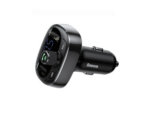 АЗП/ФМ-Модулятор Baseus T Shaped S-09 Car Bluetooth MP3 Player Black CCMT000301 mag-693217262823954420