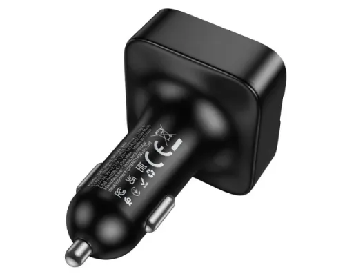 АЗП/ФМ Модулятор HOCO E87 Delta 35W(1A1C) car BT FM Black mag-6942007658980144436