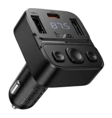 АЗП/ФМ Модулятор HOCO E87 Delta 35W(1A1C) car BT FM Black mag-6942007658980144436