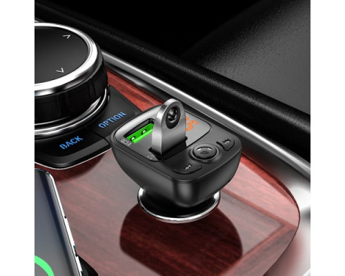 АЗП модулятор BOROFONE BC41 Eminency QC3.0 чорний mag-6974443382884140904