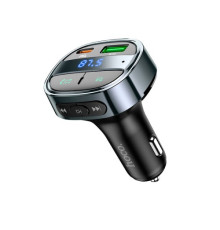 АЗП/ФМ Модулятор HOCO E70 car BT FM transmitter 1USB/1PD/QC/PD30W/BT5.0 Black mag-6931474765246138634