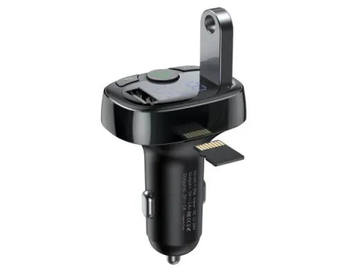 АЗП/ФМ-Модулятор Baseus T Shaped S-09A Car Bluetooth MP3 Player (Standard Edition) Black CCMT000001 mag-6932172626976151234