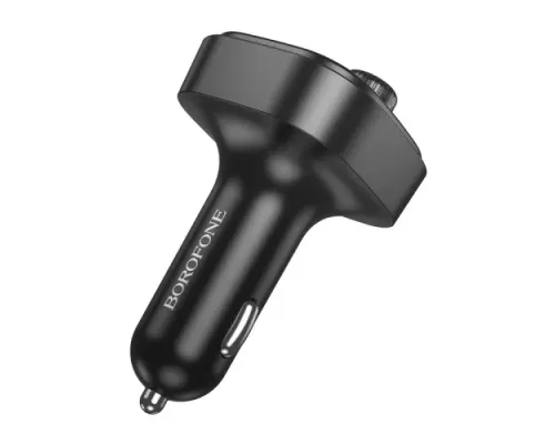 АЗП модулятор BOROFONE BC59 Heroic (USB-A/USB-C) 5V/3A чорний mag-6941991117312146043