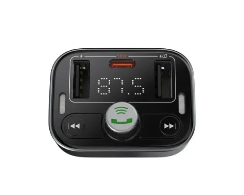 АЗП/ФМ-Модулятор Baseus S-09 Pro Series Car FM Transmitter Cluster Black C10762200113-00 mag-6932172643355151269