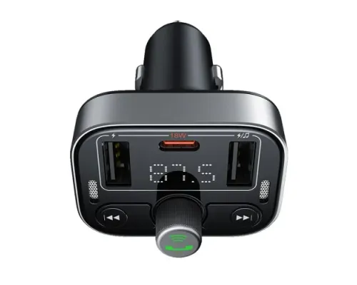 АЗП/ФМ-Модулятор Baseus S-09 Pro Series Car FM Transmitter Cluster Black C10762200113-00 mag-6932172643355151269