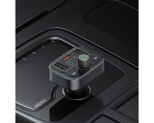 АЗП/ФМ-Модулятор Baseus S-09 Pro Series Car FM Transmitter Cluster Black C10762200113-00 mag-6932172643355151269