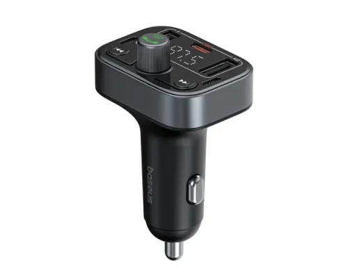 АЗП/ФМ-Модулятор Baseus S-09 Pro Series Car FM Transmitter Cluster Black C10762200113-00 mag-6932172643355151269