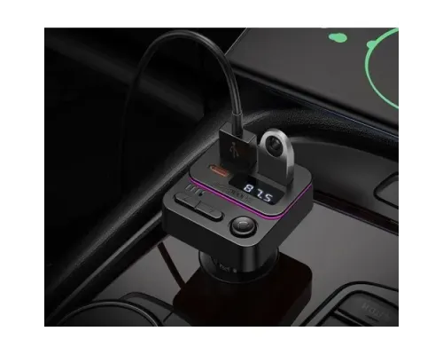 АЗП модулятор BOROFONE BC60 Hero (USB-A/USB-C) 5V/3A/35W чорний mag-6941991121388145019