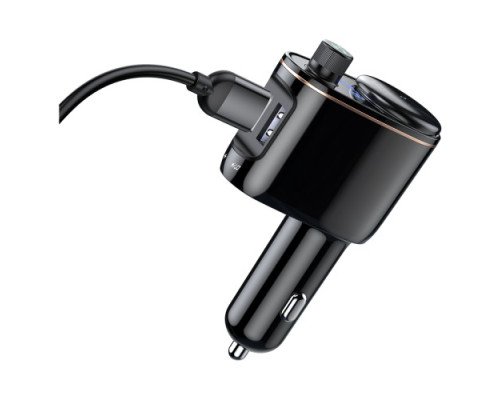 АЗП/ФМ-Модулятор Baseus S-06 Car Bluetooth MP3 Player Black CCHC000001 mag-693217262822254484