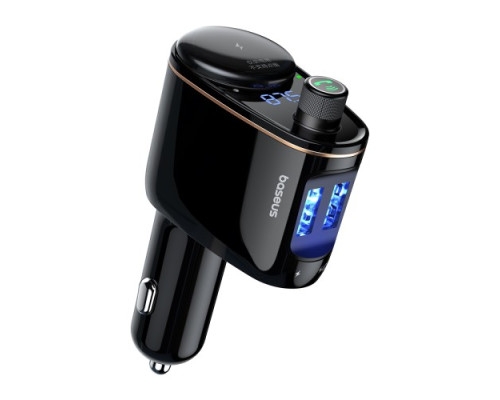 АЗП/ФМ-Модулятор Baseus S-06 Car Bluetooth MP3 Player Black CCHC000001 mag-693217262822254484