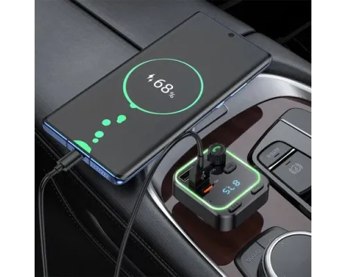 АЗП модулятор BOROFONE BC53 Highway PD20W+QC3.0 чорний mag-6941991108457144186