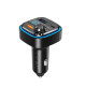 ФМ-модулятор XO BCC08 MP3 5V/3.1A Car Charger with Ambient Light Чорний mag-6920680835485140338