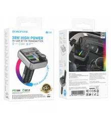 АЗП модулятор BOROFONE BC50 Ascenso PD20W+QC3.0 чорний (дефект пакування) mag-2000001608920147372