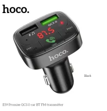 АЗП/ФМ Модулятор HOCO E59 Promise 1PD/BT5.0/2USB/20W/PD/QC Black mag-6931474748447144441