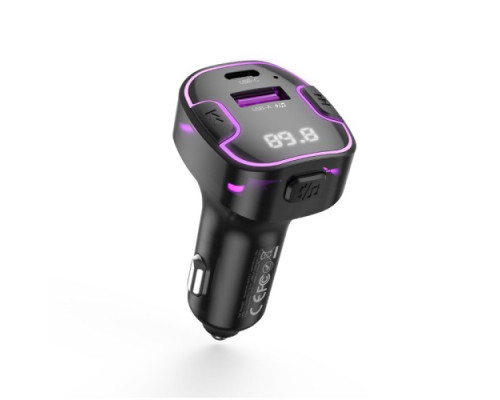 ФМ-Модулятор XO BCC12 Intelligent Bluetooth MP3+5V3.1A Чорний дфект пакування mag-2000001614341143071