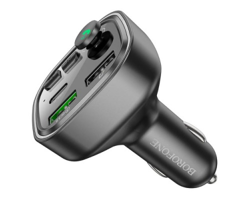 АЗП модулятор BOROFONE BC48 Broad QC3.0 чорний mag-6941991104039137593