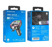 АЗП модулятор BOROFONE BC48 Broad QC3.0 чорний mag-6941991104039137593