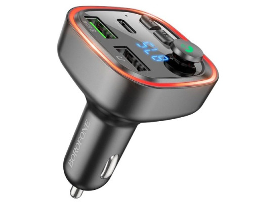 АЗП модулятор BOROFONE BC48 Broad QC3.0 чорний mag-6941991104039137593