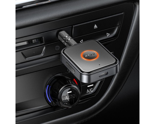 FM модулятор BOROFONE BC55 Suave car AUX BT receiver чорний mag-6941991112225140897