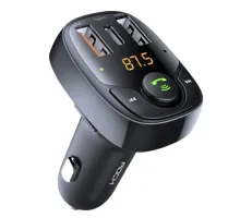 АЗП/ФМ-Модулятор ROCK B301 FM Bluetooth Car Charger Black mag-2000001648131152246