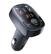 АЗП/ФМ-Модулятор ROCK B301 FM Bluetooth Car Charger Black mag-2000001648131152246
