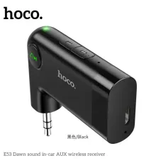 Бездротовий ресивер AUX Hoco E53 Dawn sound AUX BT5.0/145mAh Black mag-6931474729750154059