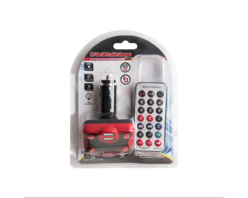 FM-трансмітер KCB-642 Bluetooth black/red TPS-2710000150091 2710000150091