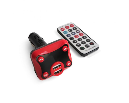 FM-трансмітер KCB-642 Bluetooth black/red TPS-2710000150091 2710000150091