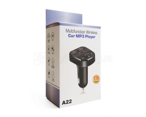 FM-трансмітер X22 Bluetooth + АЗП 2USB 1A/3.1A black TPS-2710000178712