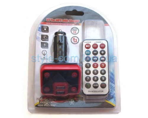 FM-Модулятор KCB-641 Bluetooth black/red TPS-2710000118473