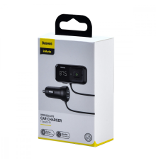 FM-Модулятор Baseus S-16 T-typed MP3 17W 3.4A 2USB-A (CCTM-E01) black PLS-00-00060531
