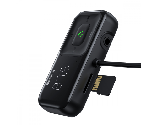 FM-Модулятор Baseus S-16 T-typed MP3 17W 3.4A 2USB-A (CCTM-E01) black PLS-00-00060531
