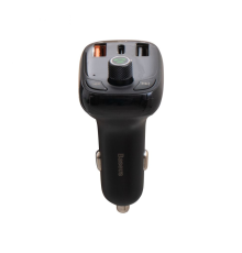 FM-Модулятор Baseus S-13 T-typed 36W 3A 2USB-A+1USB-C (CCTM-B01) black PLS-00-00029363