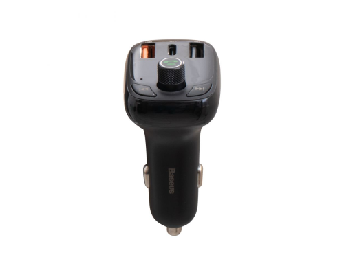 FM-Модулятор Baseus S-13 T-typed 36W 3A 2USB-A+1USB-C (CCTM-B01) black PLS-00-00029363