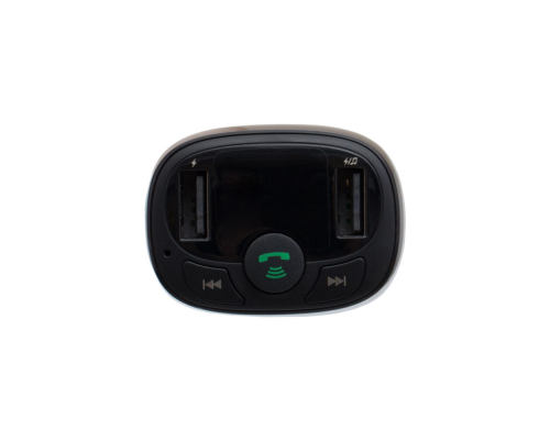 FM-Модулятор Baseus S-09A T-typed 12W 2.4A 2USB-A (CCTM-01) black PLS-00-00029364