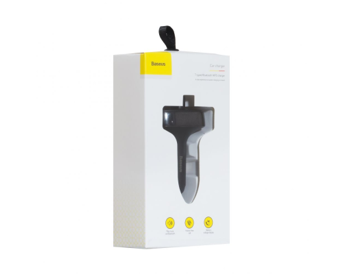 FM-Модулятор Baseus S-09 T-typed 17W 3.4A 2USB-A (CCALL-TM01) black PLS-00-00029365