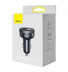 FM-модулятор Baseus Enjoy Bluetooth 17W 3.4A 1USB-A (CCLH-01) black PLS-00-00072458