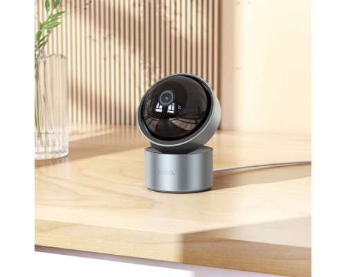 Камера відеоспостереження HOCO D5 Indoor PTZ HD camera Сіра mag-6942007640121138142