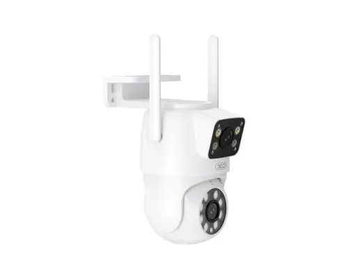 Наружна камера спостереження XO CR06 Star 400W Pixel Dual Screen Outdoor Dome Camera Біла mag-6920680860555147313