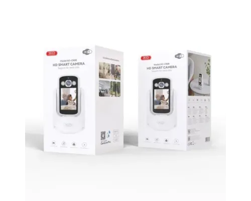 Камера спостереження XO CR08 200W Pixel AI Intelligent Two-Way Video Call Camera (2.4G+Bl) Біла mag-6920680860869147314