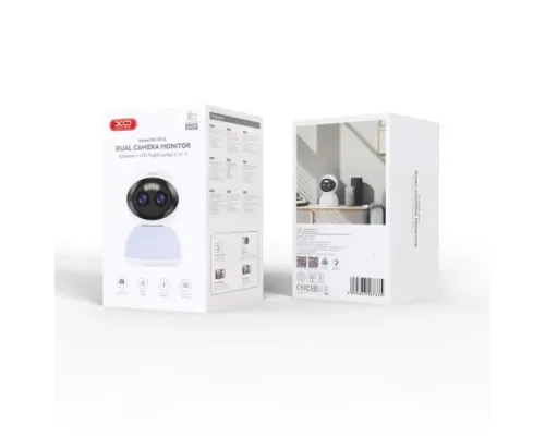 Камера спостереження XO CR15 EU Indoor Dual Mirror Zoom 6-Megapixel Біла mag-6975837587335147367
